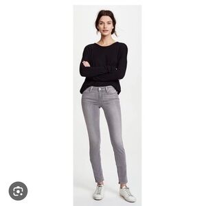 Paige Premium Blue Heights Gray Denim Jeans Size 28